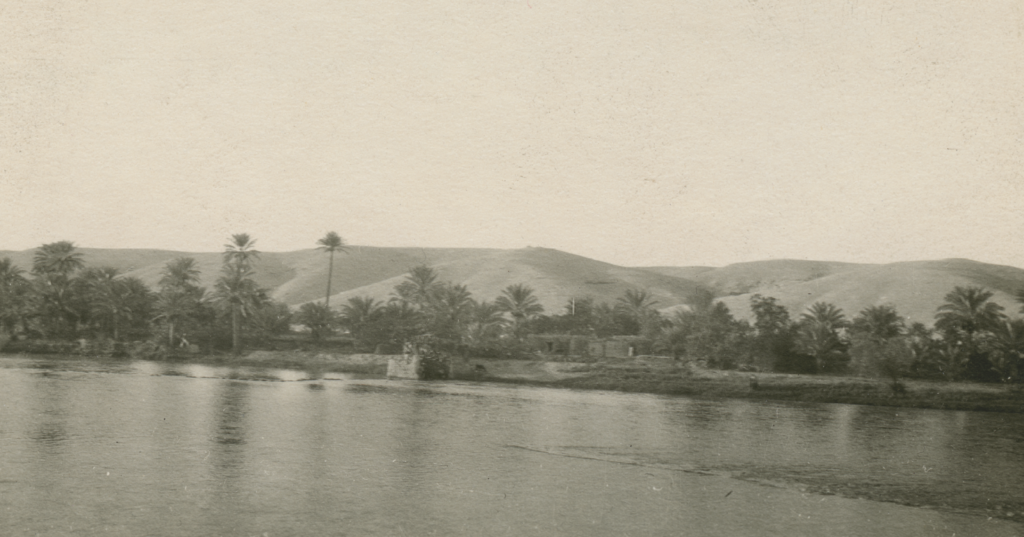 Image: The Euphrates near Anah, 1920, Yale Babylonian Collection Archives