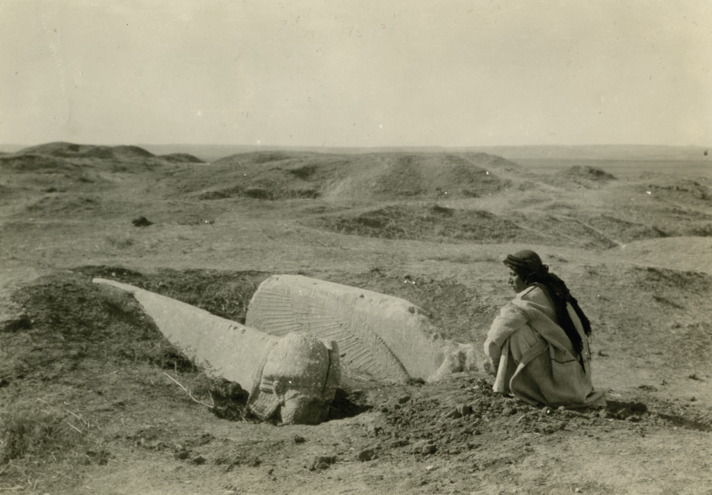 At the Ruins of Nimrud, 1920 Yale Babylonian Collection Archives